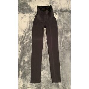 Assets by Spanx Shape Wear Leggings Women's Small Solid Black‎ Ankle Length